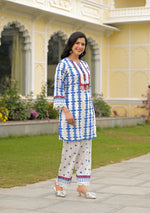 Super smart premium cotton lining cotton co ord with lace detailing