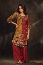Pretty Patola crepe silk plazzo pant Co ord