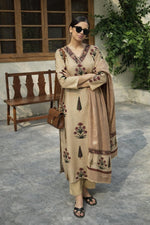 Premium Linen Mughal suit set