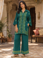 Pure crepe designer co ord set