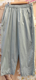 Linen Cotton Kurta Pant in Light Blue