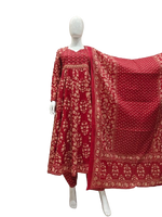 Beautiful Anarkali cotton suit set