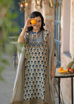 Pretty Mul silk kaftan set