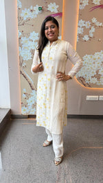 Premium Mul Chanderi embroidered with inner