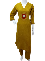 Pure cotton real mirror kurta pant