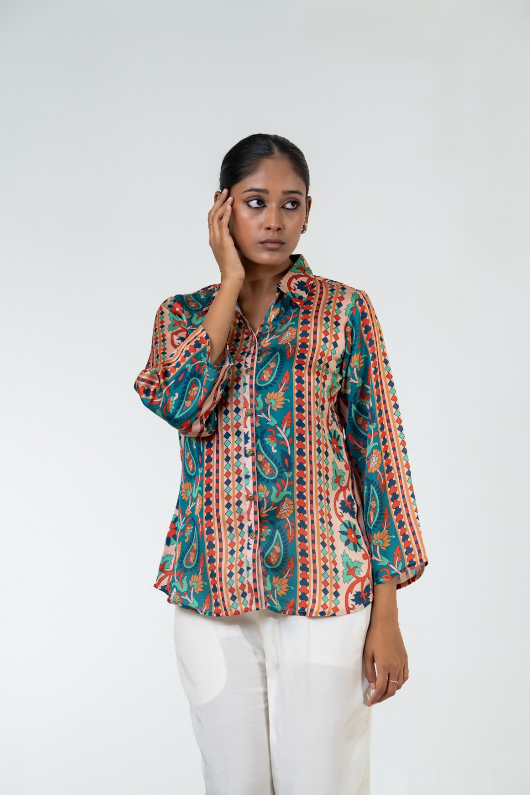 Premium satin silk shirt