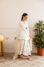 Wow mul cotton embroidery Anarkali suit set