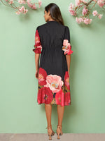 Viscose silk digital print one piece