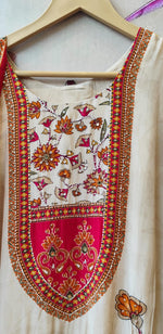 Pure crepe Kalamkari suit set with lining