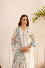 Cotton digital printed suit set paired with plazzo