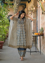 Pretty Mul silk kaftan set