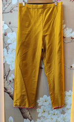 Premium Mul chanderi in contrast dupatta full zari work in yellow n purple
