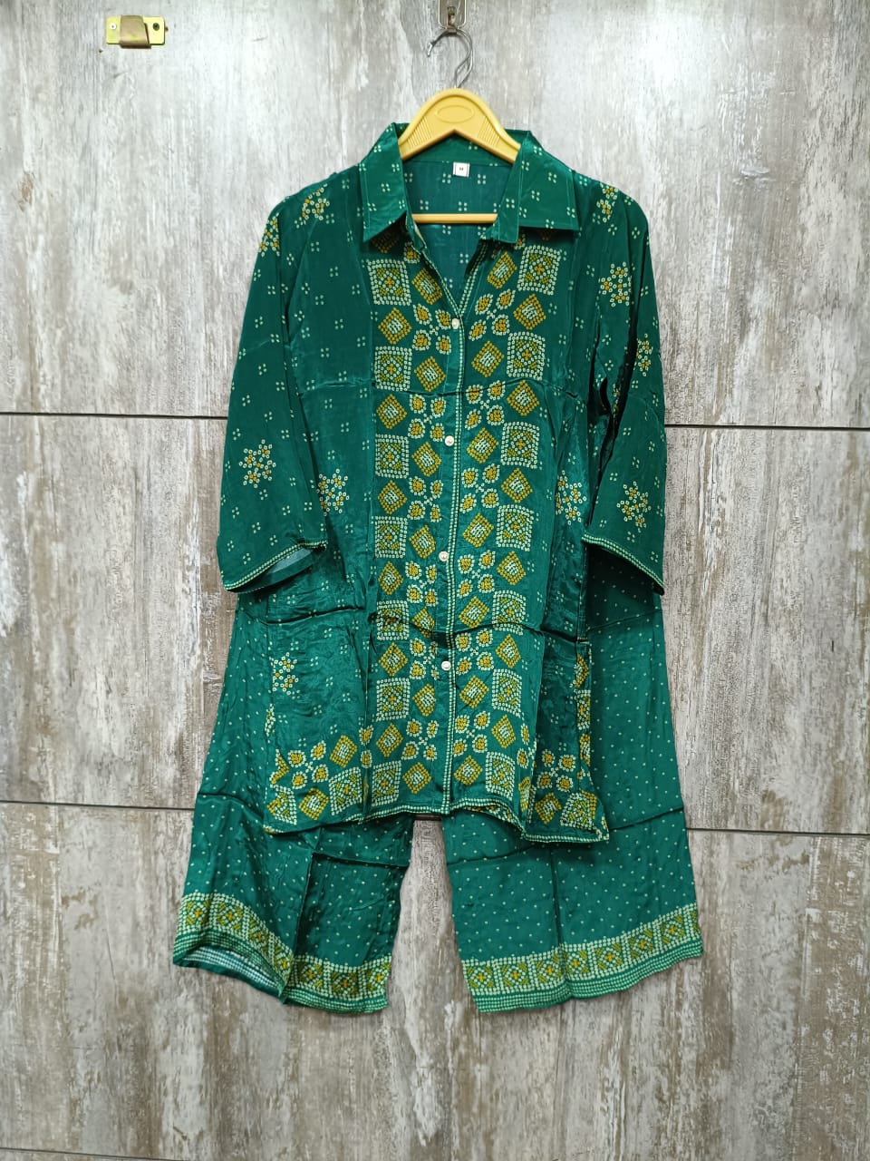 Pure crepe designer co ord set