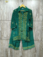 Pure crepe designer co ord set