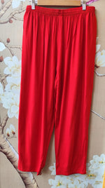 Super premium chinon Anarkali suit set in red