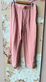 Premium chinon hand work Co ord in pink