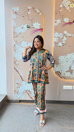 Satin silk smart co ord