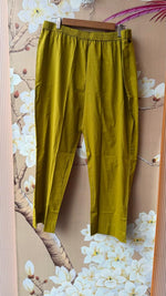 Premium cotton Anarkali suit set green