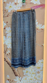 Pure crepe co ord set in blue