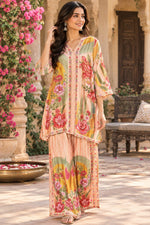 Pure crepe digital printed Co ord set