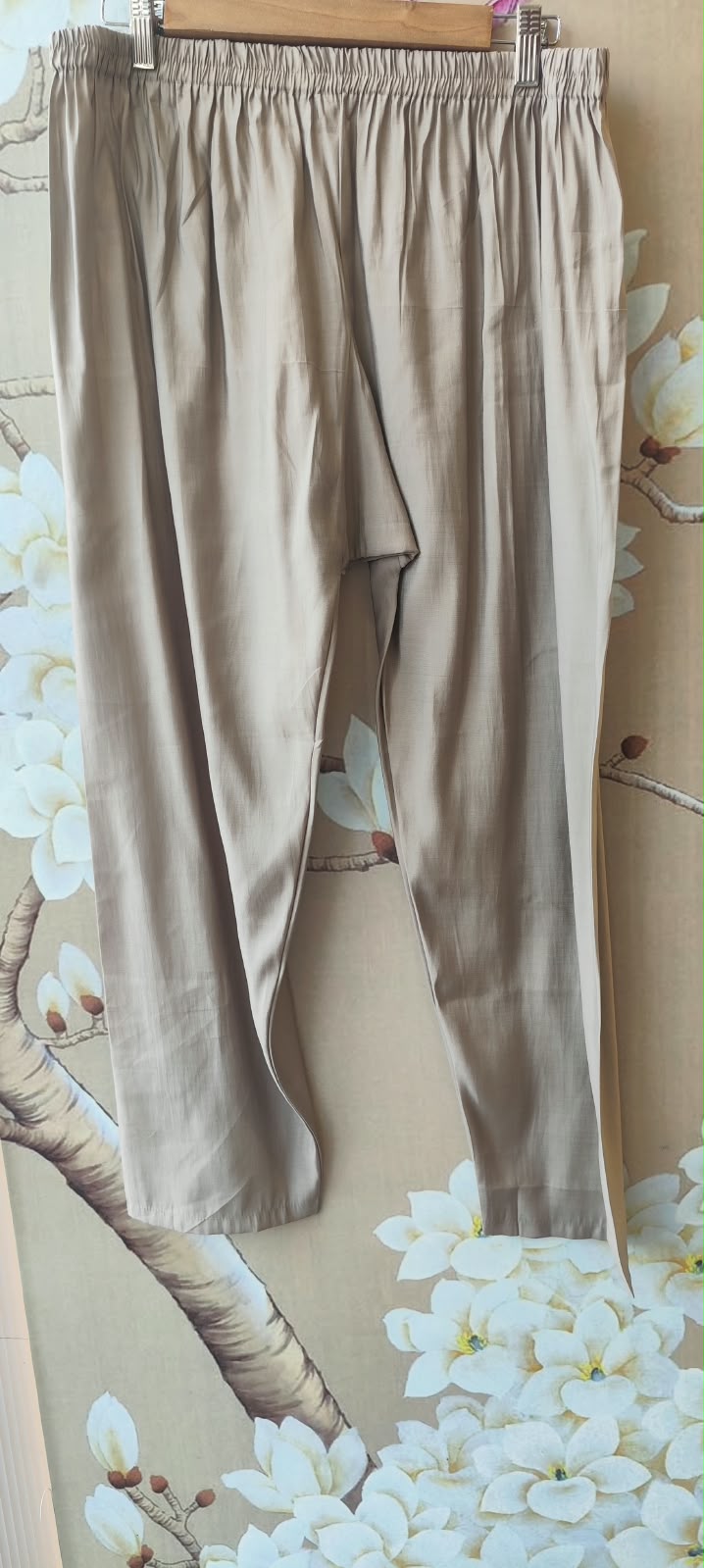 Mul chanderi applique suit set