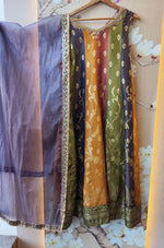 Premium brocade (extra sleeves available 3/4th) Anarkali full suit set