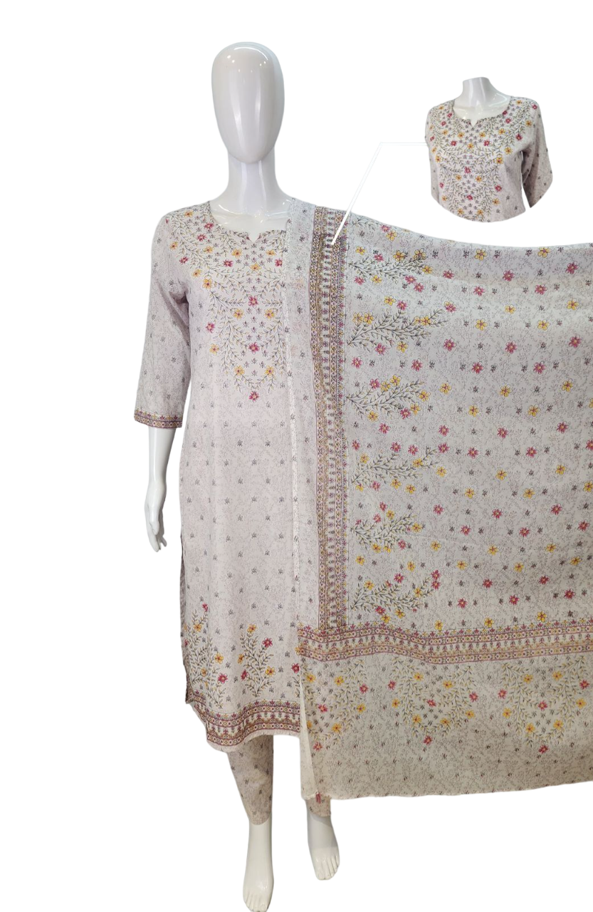 Pure cotton digital printed suit set