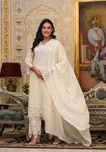 Timeless beauty ! A pure elegance ! Super beautiful n pretty cotton suit set with intricate detailing