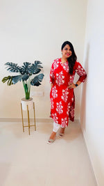 V neck cotton kurti ! A must buy