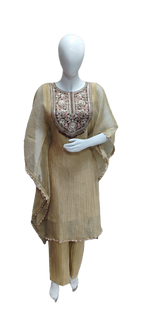 Super smart crush tissue kaftan set