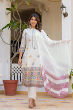 Pure mul cotton lining cotton suit set