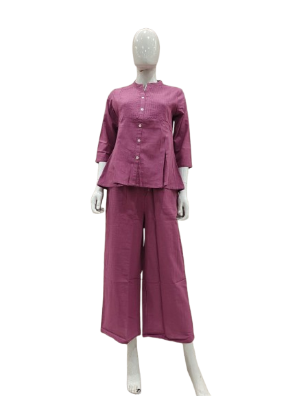 Pure cotton co ord set