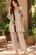 Applique work organic cotton co ord set