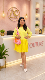 Pretty Mul cotton lining one piece in yellow ombré (loose fit)