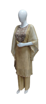 Super smart crush tissue kaftan set
