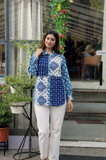 Designer cotton shirt pure original daboo handbock print
