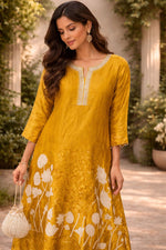 Pretty gaji silk kurta pant