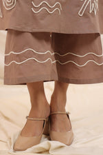 Pure cotton embroidered co ord set