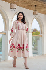 Pink digital printed cotton one price with inner