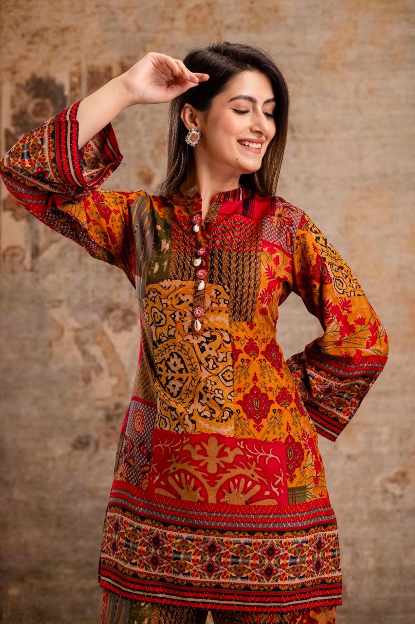 Premium rayon stylish co ord set