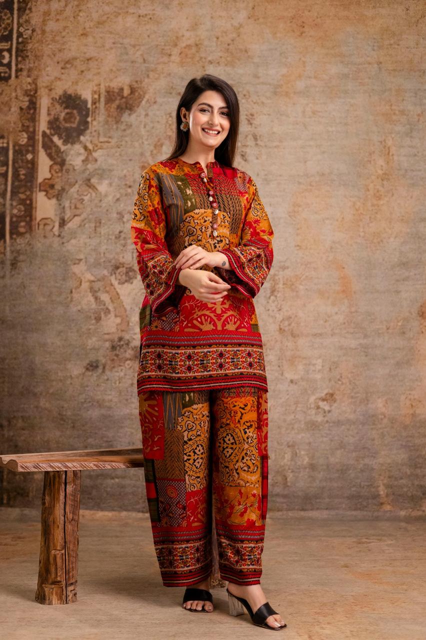 Premium rayon stylish co ord set