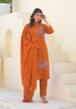 Pure cotton embroidered suit set