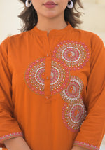Pure cotton embroidered suit set