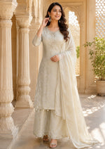 Premium jacquard tissue Banarasi weaving full suit set