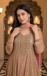 Premium salsa Anarkali suit set (dupatta as shown in real pic )
