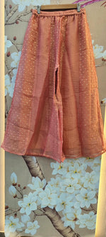 Premium zari detailing salsa fabric co ord in pink