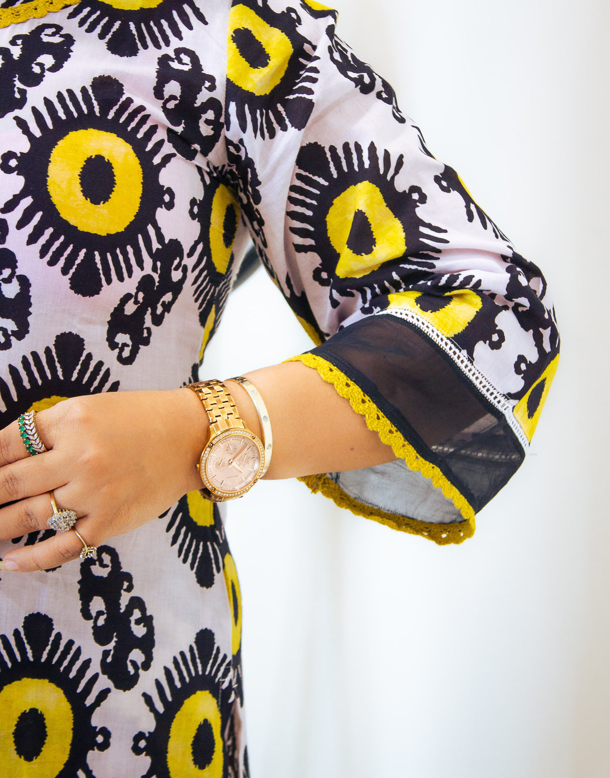 Pure cotton with gorgeous lace detailing Co ord set