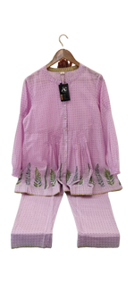 Must have cotton co ord set in purple