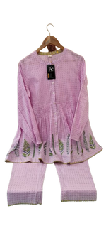 Must have cotton co ord set in purple