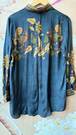 Mul silk front n back Kalamkari shirt
